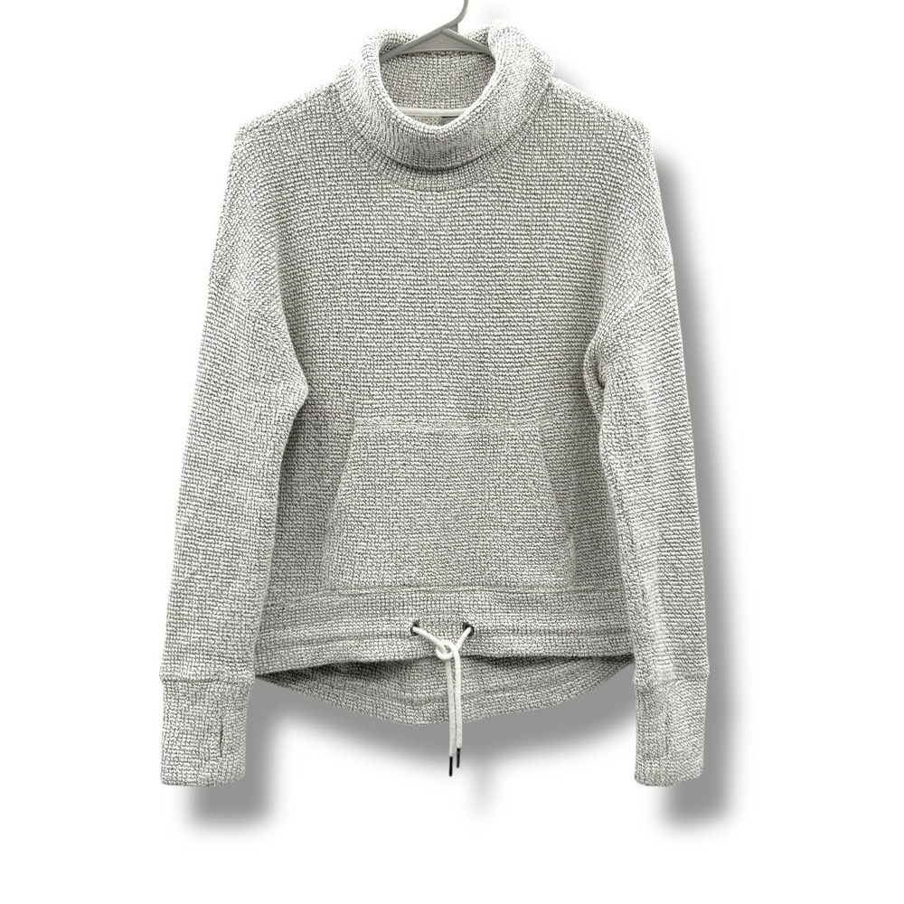 Sweaty Betty Restful Bouclé Sweatshirt Women's Small Gray‎ Cozy Lounge Pullover